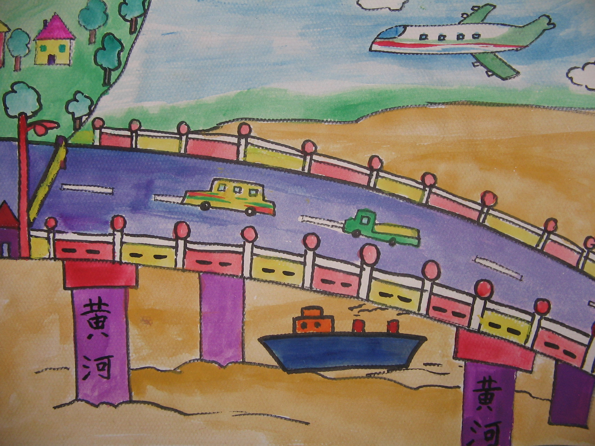 绘本《桥》|插画|儿童插画|dream1110 - 原创作品 - 站酷 (ZCOOL)